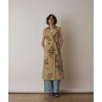 ワンピース プリントトレンチワンピース