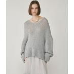 ショッピングスパンコール ニット セーター スパンコール畦ニットトップ レディース