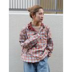 パーカー 「WEB限定」チェックアノラックパーカー レディース