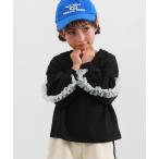 tシャツ 袖チュール 長袖Tシャツ キッズ 子供服 女の子