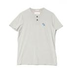 「Abercrombie&Fitch」 ワンポイント半袖Tシャツ M グレー メンズ