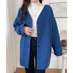 [ABITOKYO] no color пальто M голубой женский 