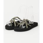 「Teva」 フラットサンダル US8 ブラック レディース