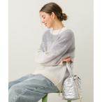 ニット セーター グラデーションラメニットプルオーバー レディース