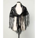 ストール マフラー 「ASAUCE MELER」ギマコットン トライアングル レースストール AM25S-ST144 レディース