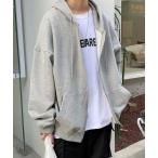 パーカー 「NOWLE」シンプル スウェット ジップ パーカー メンズ