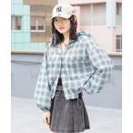 パーカー  「接触冷感/UVカット」スパンボイルチェックパーカー キッズ 子供服 女の子