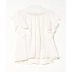 [RUIRUE BOUTIQUE] короткий рукав блуза S белый женский 