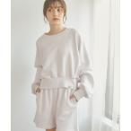 パジャマ ルームウェア 裏毛ショートパンツ レディース