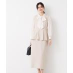 ショッピングセレモニー ワンピース 「入卒/セレモニー/洗える」ペプラムジャンパースカート