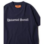 tシャツ 「UNIVERSAL OVERALL」オールドイングリッシュ ロゴ クルーネックTシャツ メンズ レディース