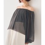 ブラウス シャツ 「一部店舗限定」3wayオフショルチュールブラウス レディース
