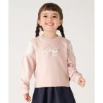 トレーナー SHIPS Colors_ 80〜130cm / ショルダー レース ロゴ スウェット キッズ 子供服 女の子