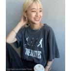 tシャツ 「GOOD ROCK SPEED/グッドロックスピード」 別注 THE BEATLES ロックプリントTシャツ(Abbey Road) レデ