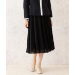 スカート 「セットアップ対応」プリーツスカート