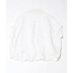 [URBAN RESEARCH DOORS] короткий рукав блуза ONE SIZE белый женский 