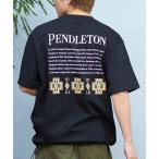 tシャツ PENDLETON/ペンドルトン 半袖Tシャツ バックプリント ドローコード 5275-0217 メンズ レディース