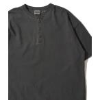 tシャツ 「Goodwear/グッドウェア」7.6オンス USAコットン 無地 製品染めヘンリーネックTシャツ メンズ レディース