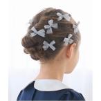 「大好評につき再入荷」チュールリボンちびヘアクリップ10Pセット