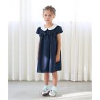 ワンピース 「オケージョン対応」丸衿リボン付きワンピース キッズ 子供服 女の子
