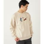 ショッピングcolors トレーナー スウェット SHIPS Colors:フェイクスエード (ポリエステル) エンブロイダリー スウェット メンズ