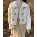 コート アウター Nia/「冬のデートコーデ」「もこもこな肌触り」ショート丈 ボアジャケット レディース