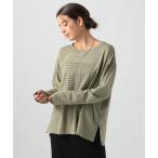 tシャツ 「シルキータッチの肌触り」アソートロゴロングスリーブT レディース