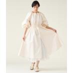 コート アウター タンブラータフタギャザーコート レディース