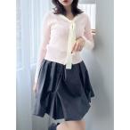 ニット セーター セーラータイシェイプニットトップス レディース