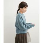 ショッピングショート ニット セーター ショート丈ウールニット レディース