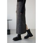 スカート チェックタイトスカート