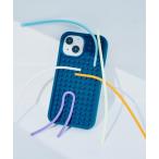 スマホケース 「macaroni edge/マカロニエッジ」iPhoneケース ラインアート ドットシリコンケース (iphone13/14/15/1