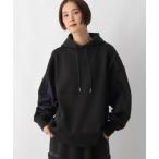 パーカー ポケット付き異素材パーカー　290951 レディース