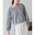 トレーナー スウェット オフショルダースウェット レディース
