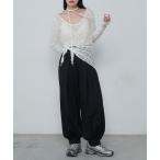 スウェットパンツ ジャージ Relaxing tucked cut sweatpants / リラクシングタックカットスウェットパンツ レディース
