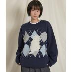 ニット セーター 「UNISEX」Wai Kei/MLTSアーガイルニット レディース メンズ