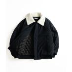 ブルゾン アウター Collar boa quilted batting blouson 襟ボアキルティング中綿ブルゾン メンズ レディース