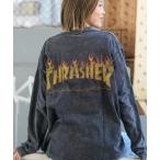 tシャツ POWDER BREACH L/S T-SHIRTS/スラッシャーウォッシュライク長袖Tシャツ メンズ レディース