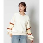トレーナー スウェット 「Lee」ニット切替スウェット レディース