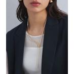 ネックレス ウェーブバー ネックレス レディース