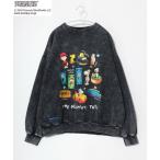 ショッピングスヌーピー トレーナー スウェット PEANUTS SNOOPY（ピーナッツ スヌーピー） キャラクターフォトプリント 裏起毛スウェットトレーナー メンズ レディ