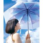 傘 「ビニール傘」地球屋×Wpc.空色アンブレラ 雨傘 長傘 レディース