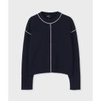 ショッピングポール ニット セーター ウィメンズ パイピング クルーネック ニット / 155504 KN389 レディース