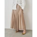 スカート ライトシアーフレアスカート