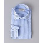 フォーマル シャツ イージーケア AG オルタネイト ストライプ セミワイドカラーシャツ -抗菌防臭- メンズ