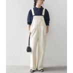 サロペット オーバーオール SHIPS any_「洗濯機可能」ネップ オーバーオール「SHIPS any DENIM」 レディース