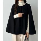 [callautia] пончо LARGE черный женский 