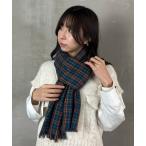  muffler палантин orange зеленый используя tartan проверка бахрома muffler женский 