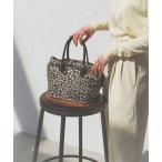 トートバッグ VIOLAd’ORO / ナイロン レオパード トートバッグ S レディース