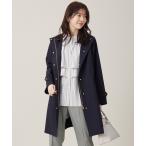 コート アウター 「撥水・UVカット・洗える」フーデットロング コート レディース